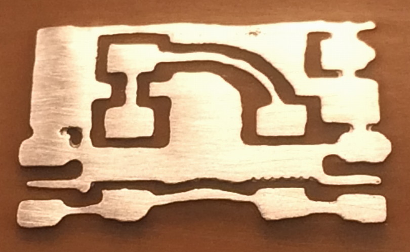 Détail sur un segment bien gravé.